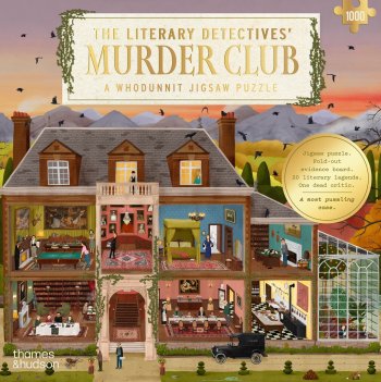 The Literary Detectives' Murder Club : A Whodunnit Jigsaw Puzzle, illustr. by Max Dalton