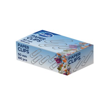 Saspraudes 50mm FOROFIS apaļveida, nicķeļētas 100gab./kartona kārb.