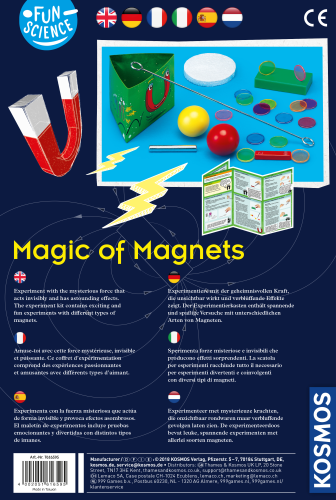 Kosmos eksperementu komplekts /MAGIC OF MAGNETS