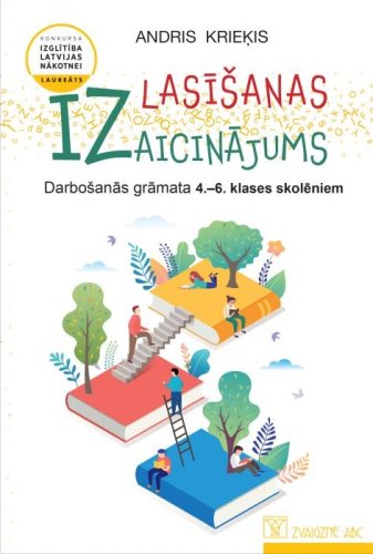 Lasīšanas izaicinājums. Darbošanās grāmata 4.-6. klses skolēnam