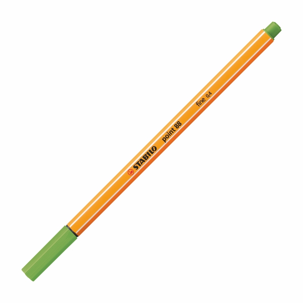 Tintes pildspalva STABILO POINT |0.4 mm| Ābolzaļa | 88/33