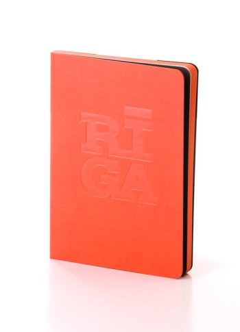 Piezīmju grāmata Riga Original x BALTS,oranžs