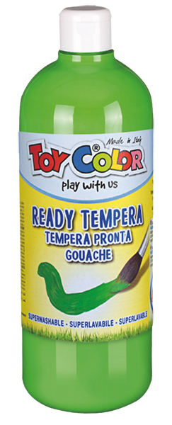 Tempera krāsa ToyColor -  superwashable |1000ml | Light green