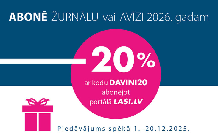 Abonements dāvanā – prieks visam gadam