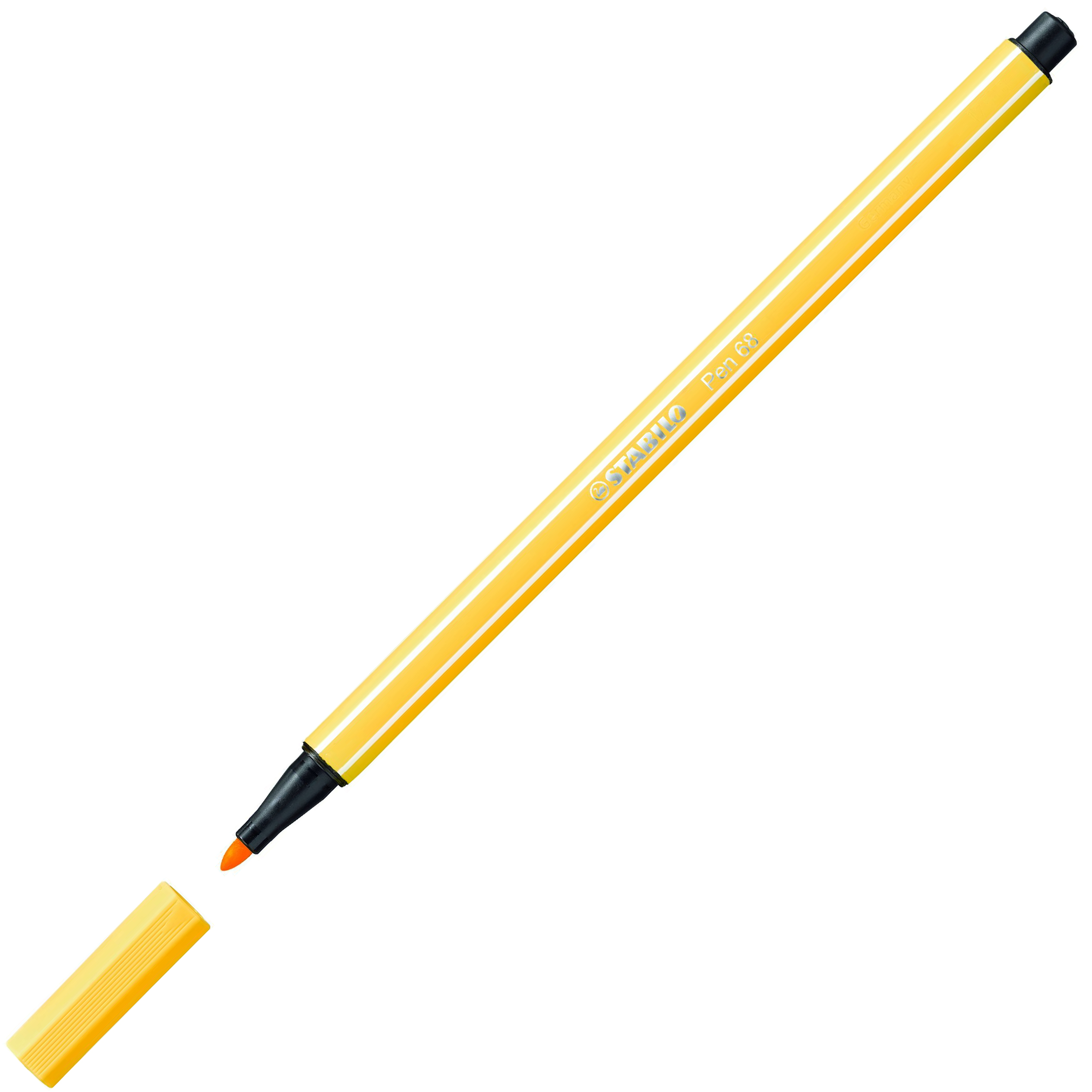 Flomasters STABILO Pen 68 |1mm| dzeltena