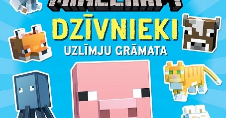 Minecraft Dzīvnieki Uzlīmju grāmata
