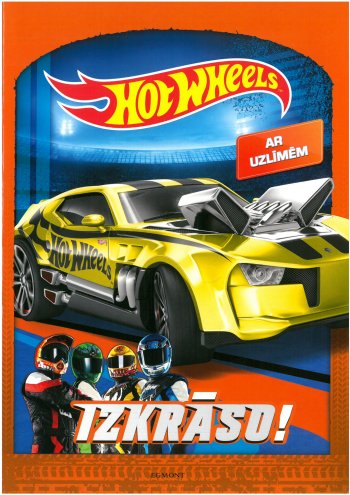 Hot Wheels. Izkrāso! Ar uzlīmem