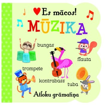 Es mācos Mūzika Atloku grāmatiņa
