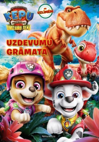 Ķepu patrula. Dinozauru flma. Uzdevumu grāmata